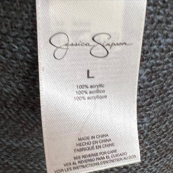 NWT Jessica Simpson Color Block Zebra Animal Print Cardigan Sweater Size Large - Picture 8 of 8